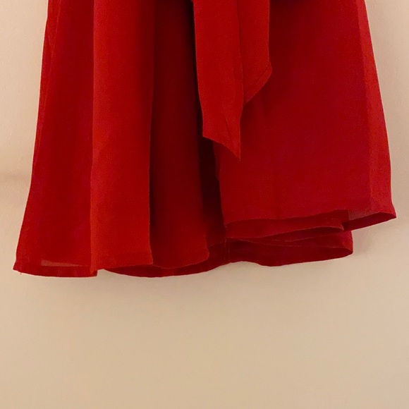 Red midi dress - Picture 4 of 6